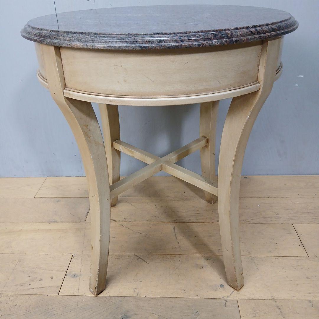 DREXEL HERITAGE サイドテーブル 大理石 ④