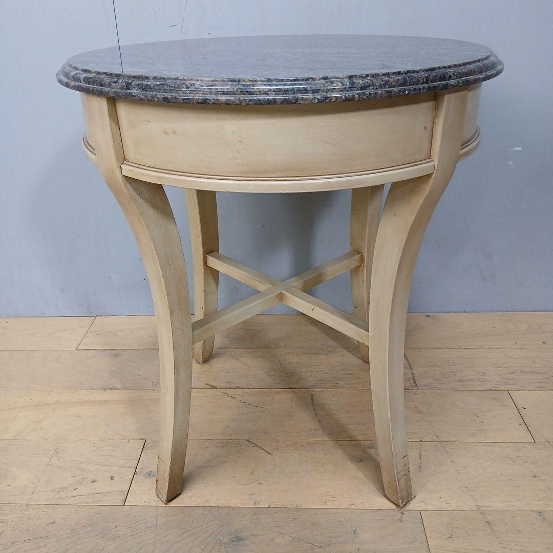 DREXEL HERITAGE サイドテーブル 大理石 ④