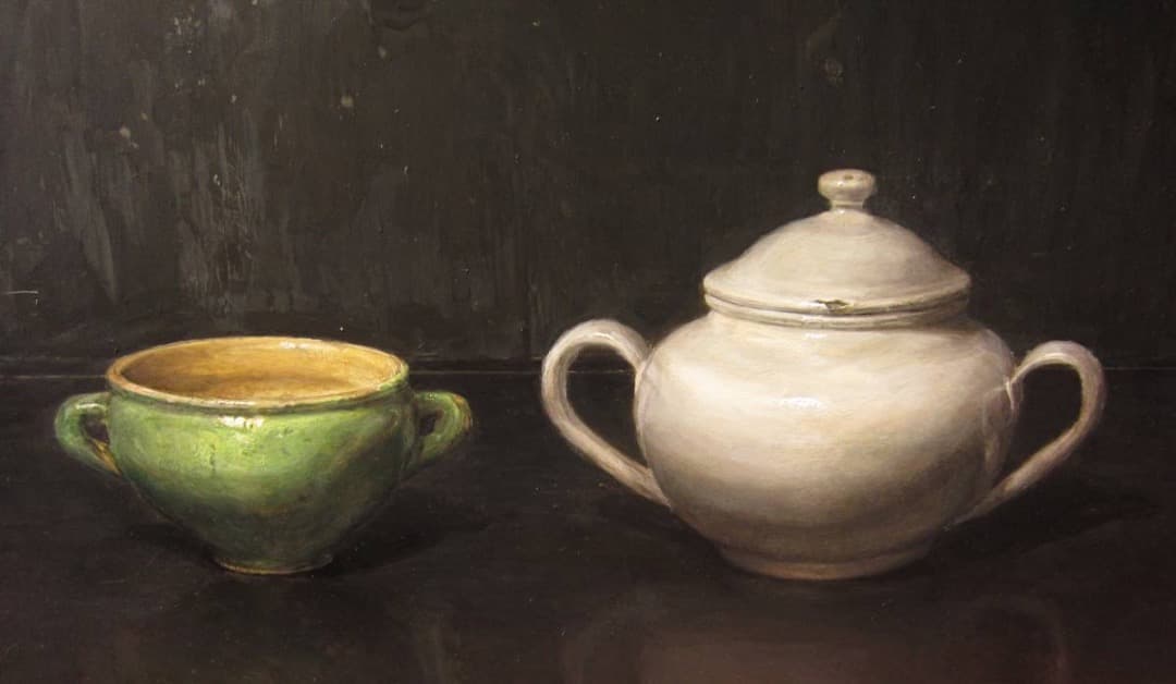 石田淳一 静物画 F10 タイトル nearly equal 2012年 真筆