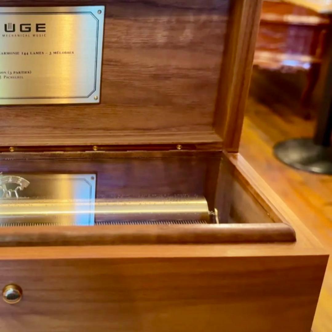 新品リュージュREUGE144弁3曲カノン3パートJ.パッヘルベル オルゴール