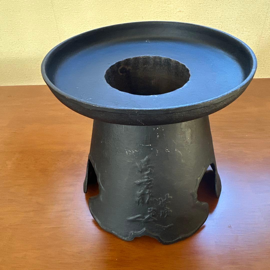 御玄猪 おげんちょ池坊 花瓶 花器 金属 鉄製 華道具 生花 華道 - メルカリ