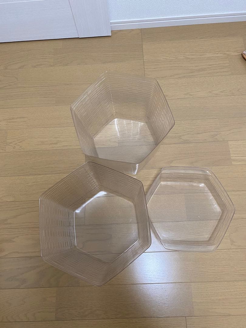 【マッキーです】ロンガバーガー　バスケット　3個セット