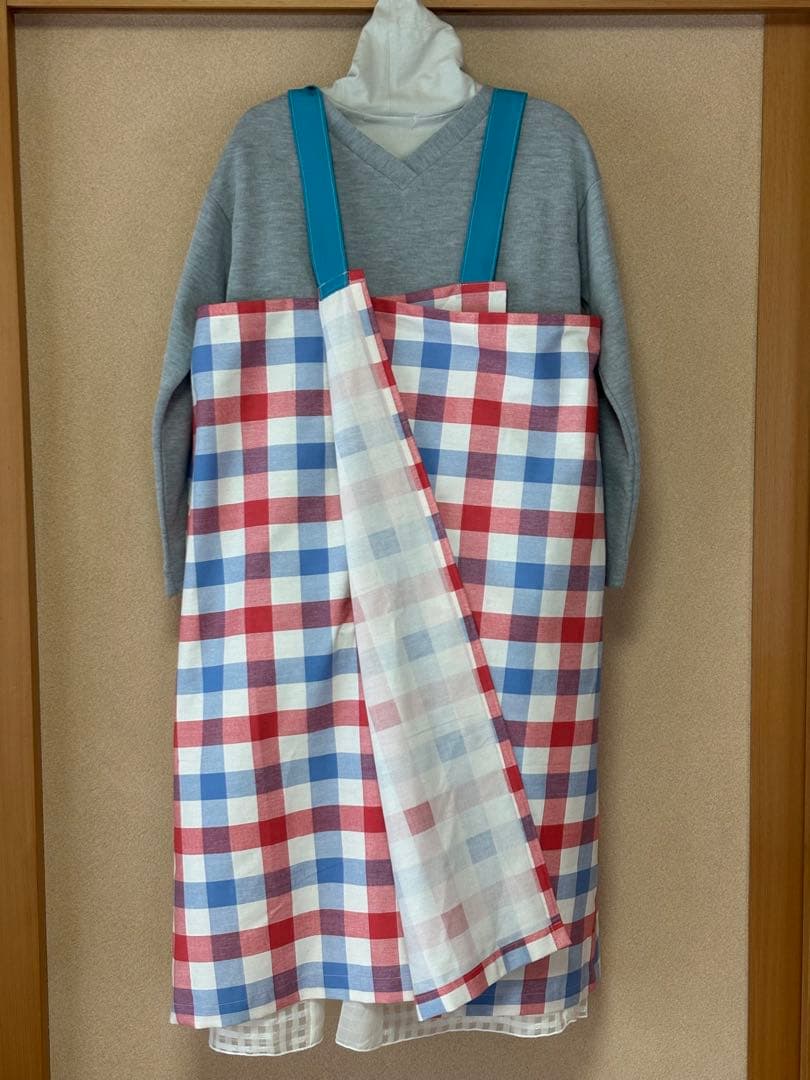 【 handmade 】ぽっちゃりエプロン※2L〜3L・チェック