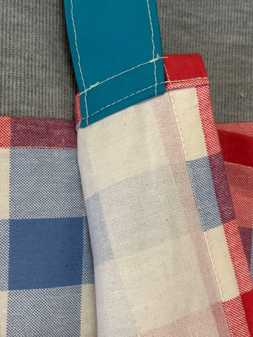 【 handmade 】ぽっちゃりエプロン※2L〜3L・チェック