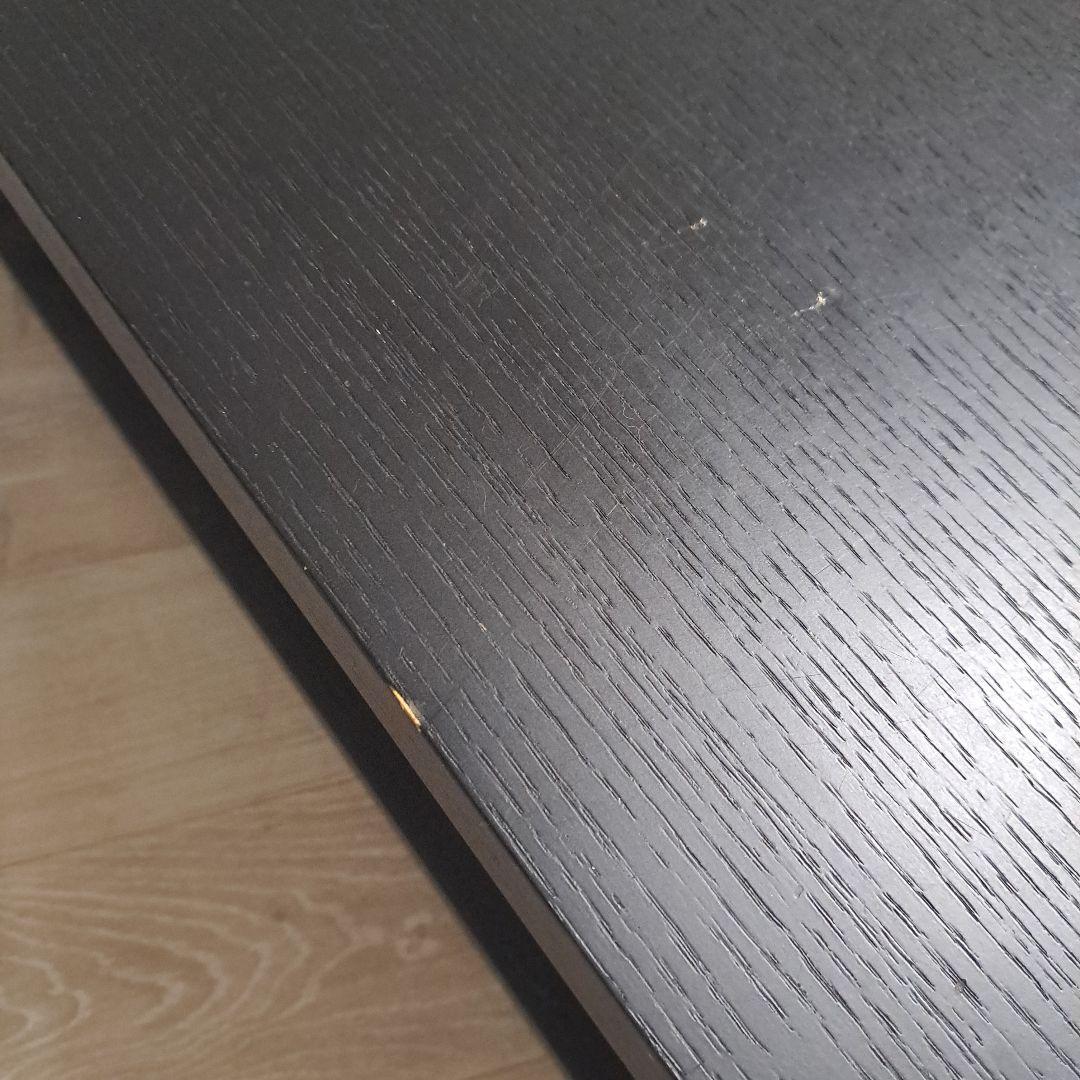 アルモニア　ローテーブル ブラック120cm x 70cm