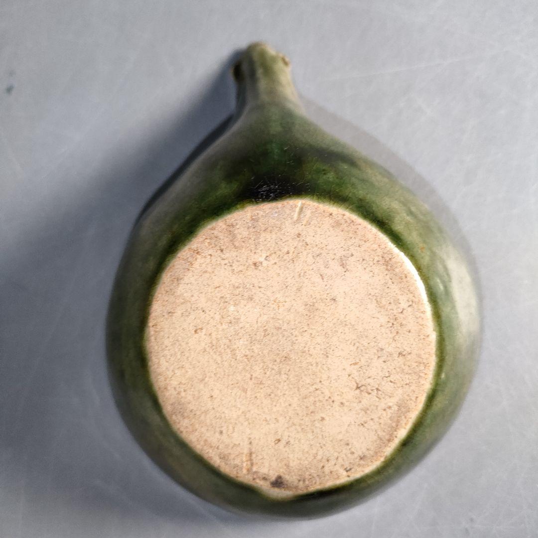 A1299-1/織部釉蓮華5客/共箱/織部焼/和食器/向付/小鉢/懐石道具/