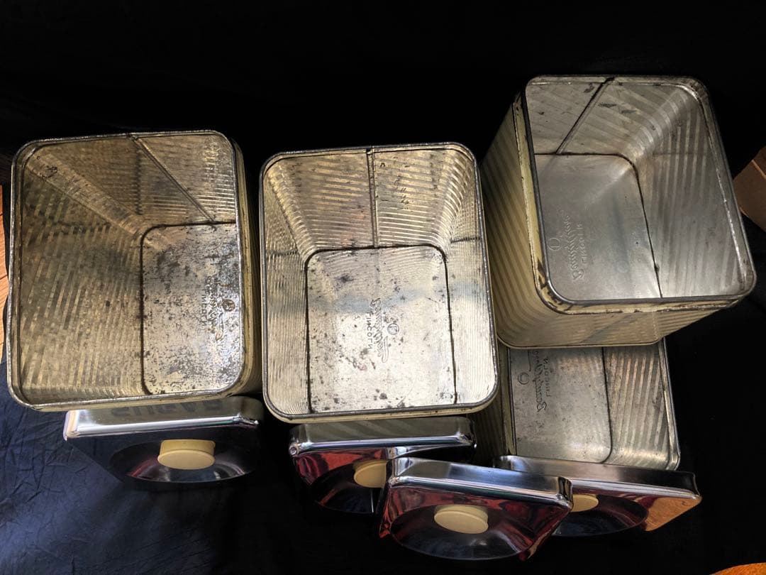 キャニスタ-セット4缶(LINCOLIN•ビンテージ