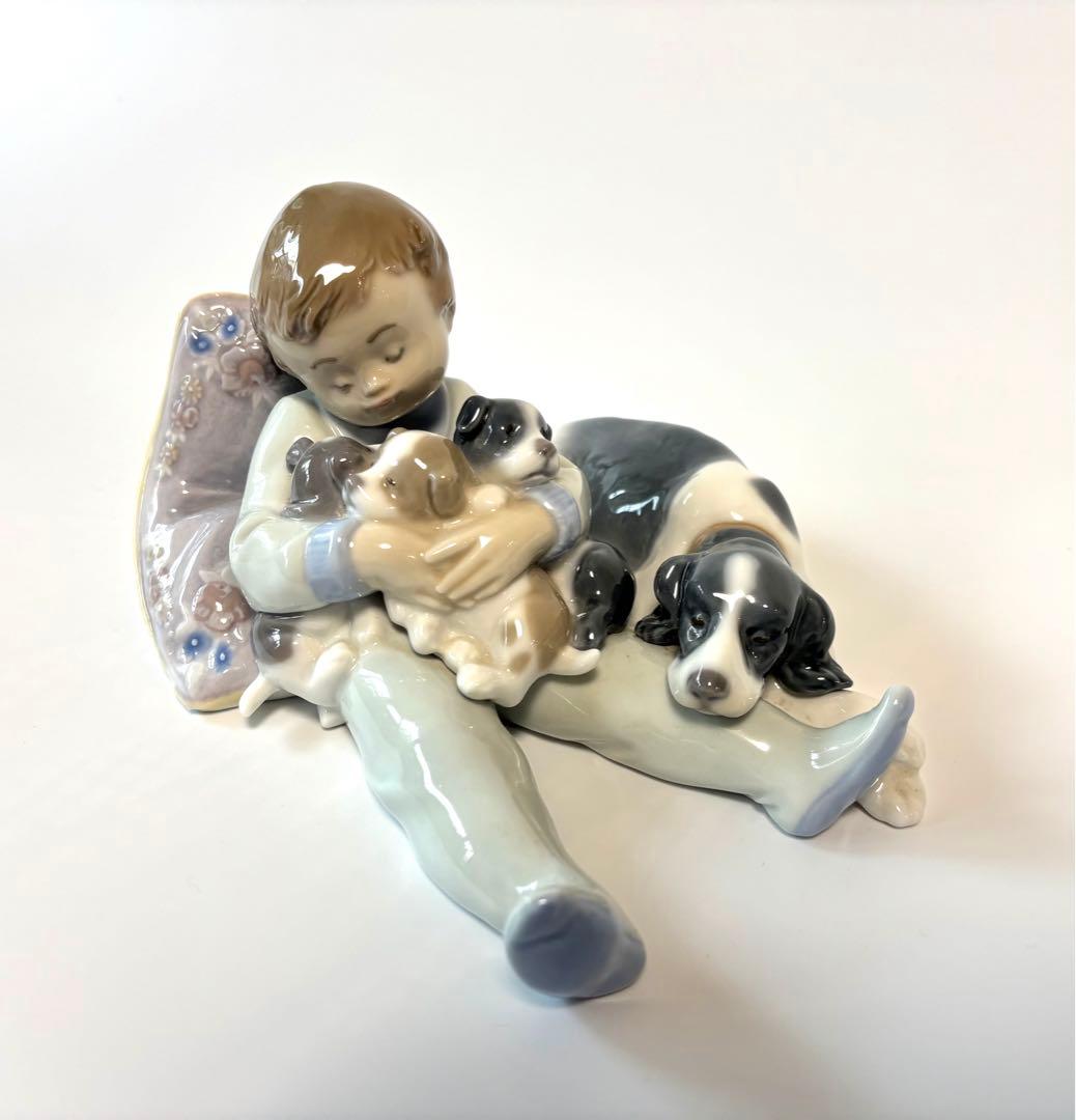 美品/絶版品 リヤドロ LLADRO 1535 「みんな、おねんね」BOX付