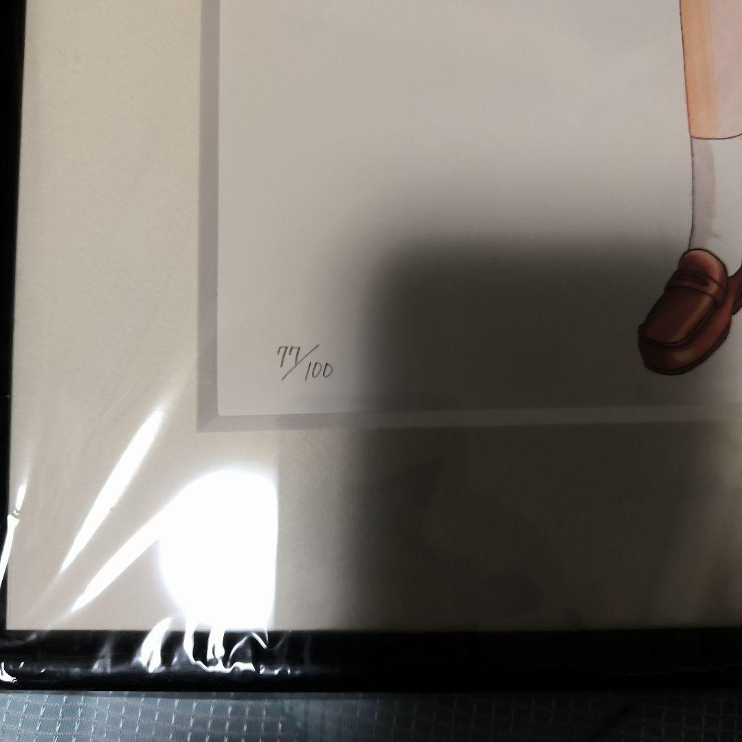 ときめきメモリアル　リトグラフ　朝比奈夕子　77/100