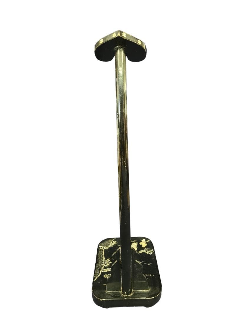 高級刀掛け2 螺鈿 1本掛け 約66x26x20 日本刀 真剣 骨董 0118