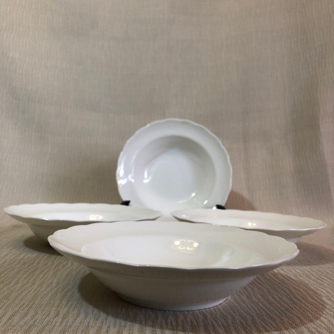 Noritake ボーンチャイナ スタジオコレクション 深皿 20cm 4枚組