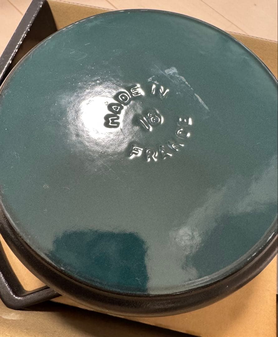 【STAUB】 ココットラウンド ブラック 18cm 1回使用