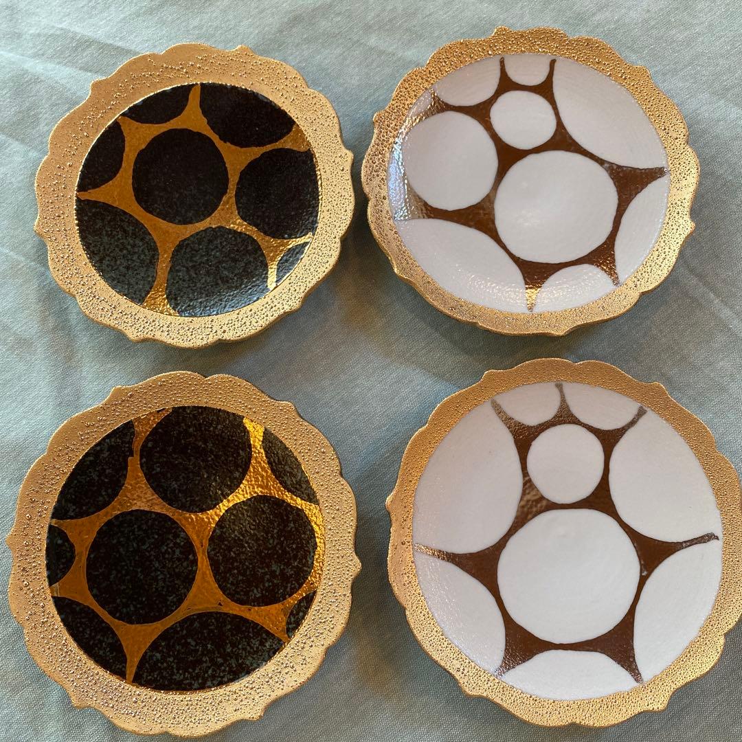 （144）貴重♪ 小川宜之清水焼4枚セット