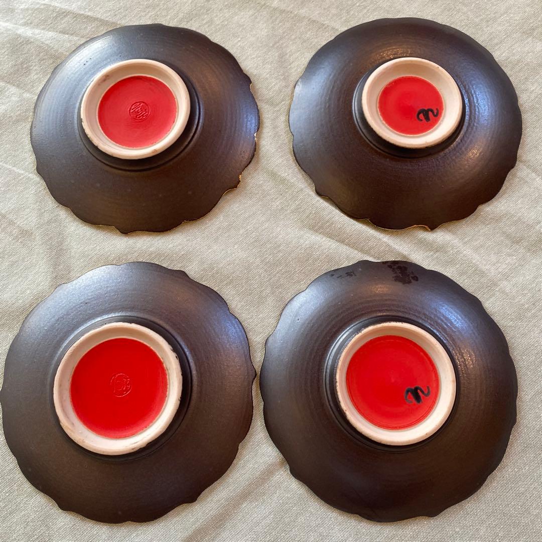 （144）貴重♪ 小川宜之清水焼4枚セット