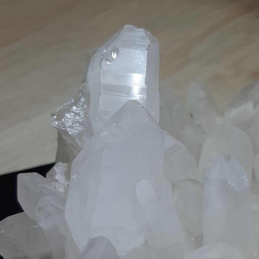 最終お値下げ❗レムリアンシード水晶クラスター 重さ約4100g