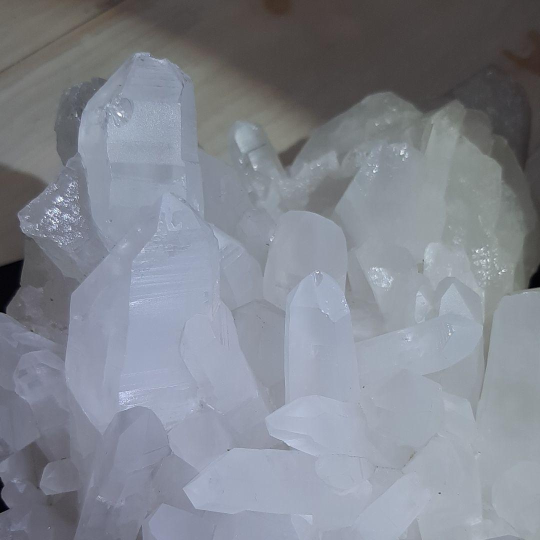 最終お値下げ❗レムリアンシード水晶クラスター 重さ約4100g