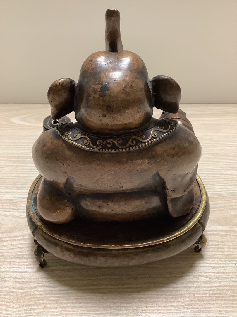 《 チベット密教　ヒンドゥー教　新品 》 ガネーシャ　インセンスバーナー　香炉