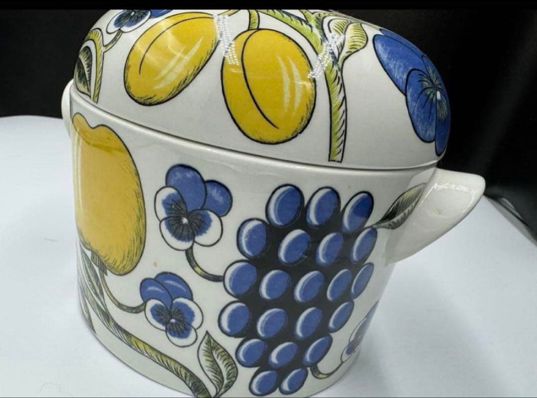 アンティーク　フィンランド　アラビア　パラティッシ　蓋つきスープチューリン