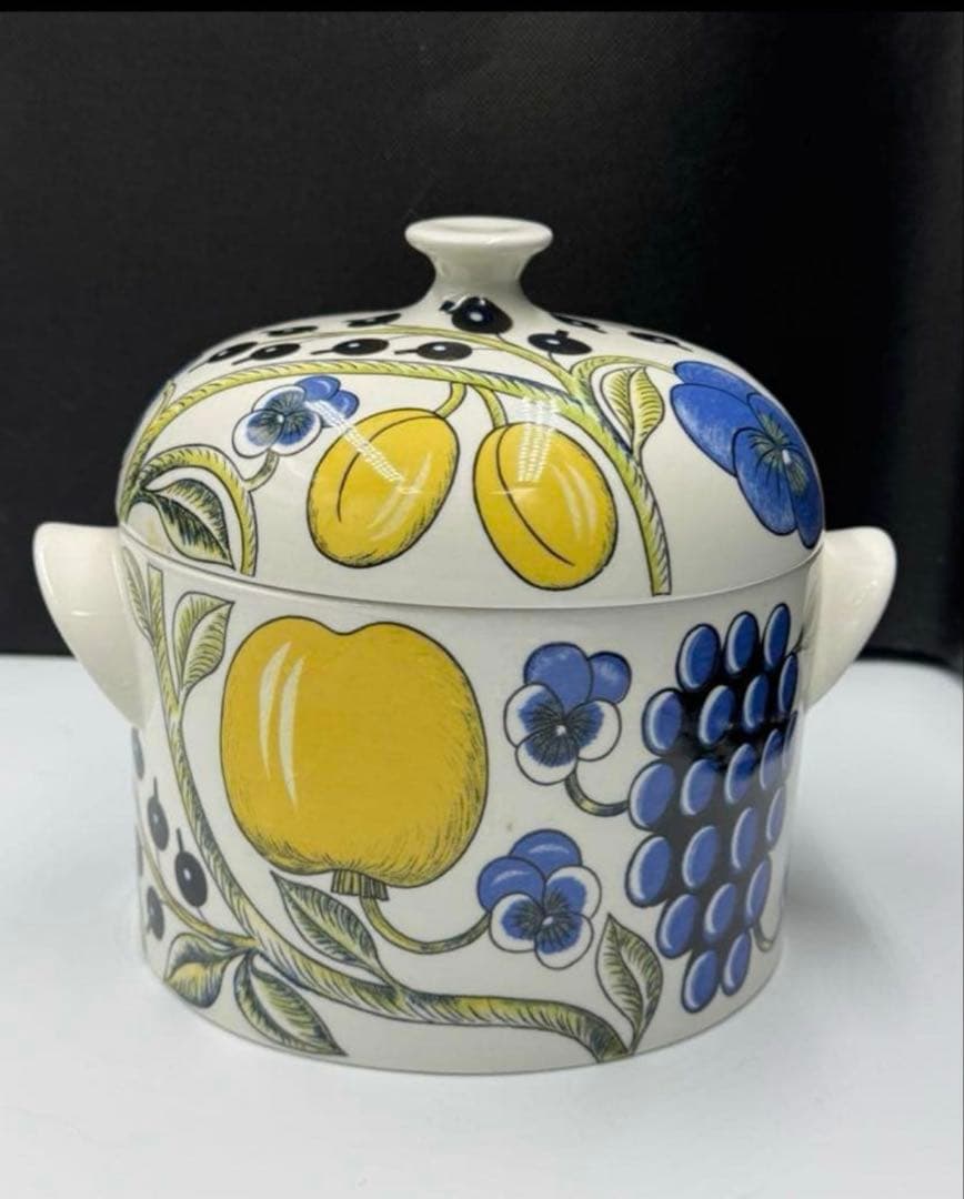 アンティーク　フィンランド　アラビア　パラティッシ　蓋つきスープチューリン