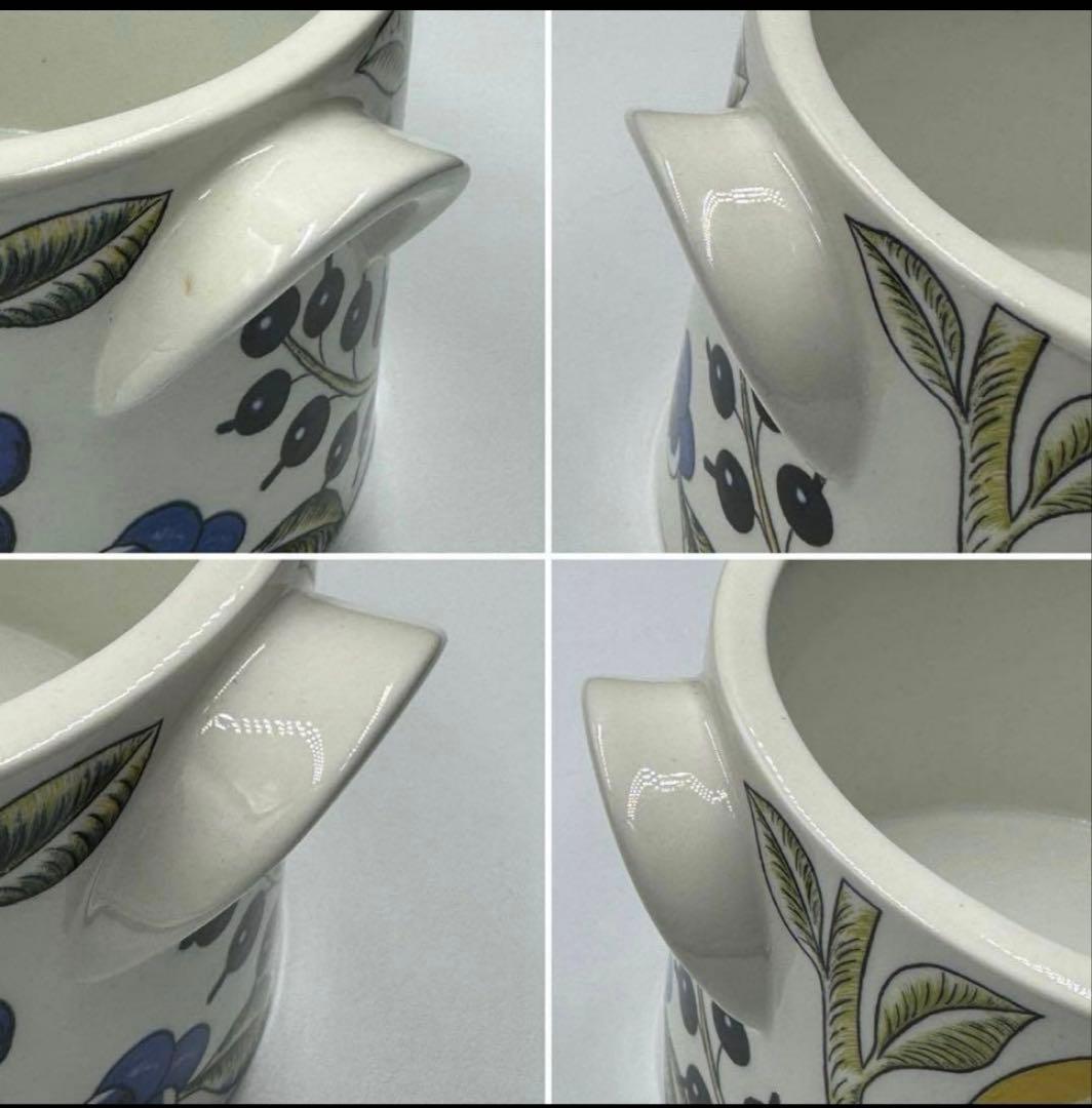 アンティーク　フィンランド　アラビア　パラティッシ　蓋つきスープチューリン