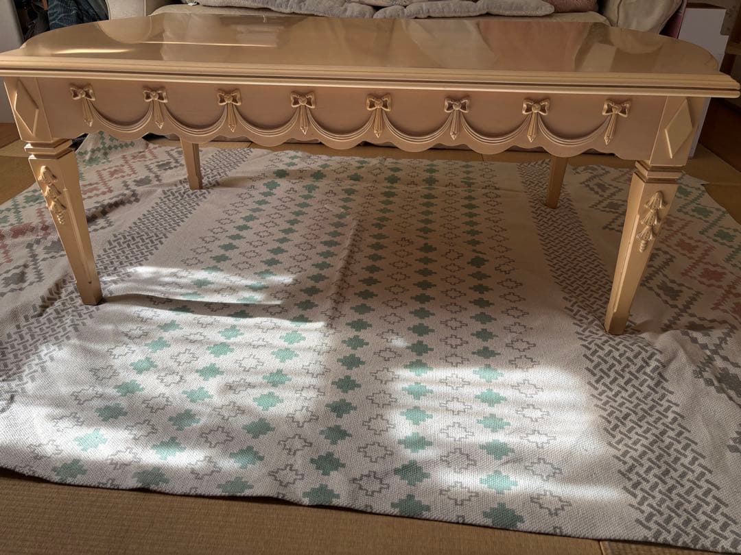 リンホーリン♡リボン♡センターテーブル 美品 レア 大塚家具 週末セール