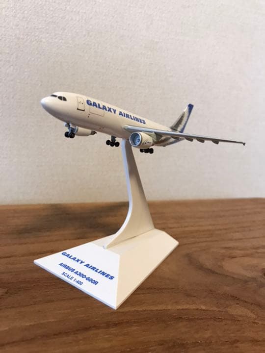 激レア］ギャラクシーエアラインズ A300-600R模型 - メルカリ