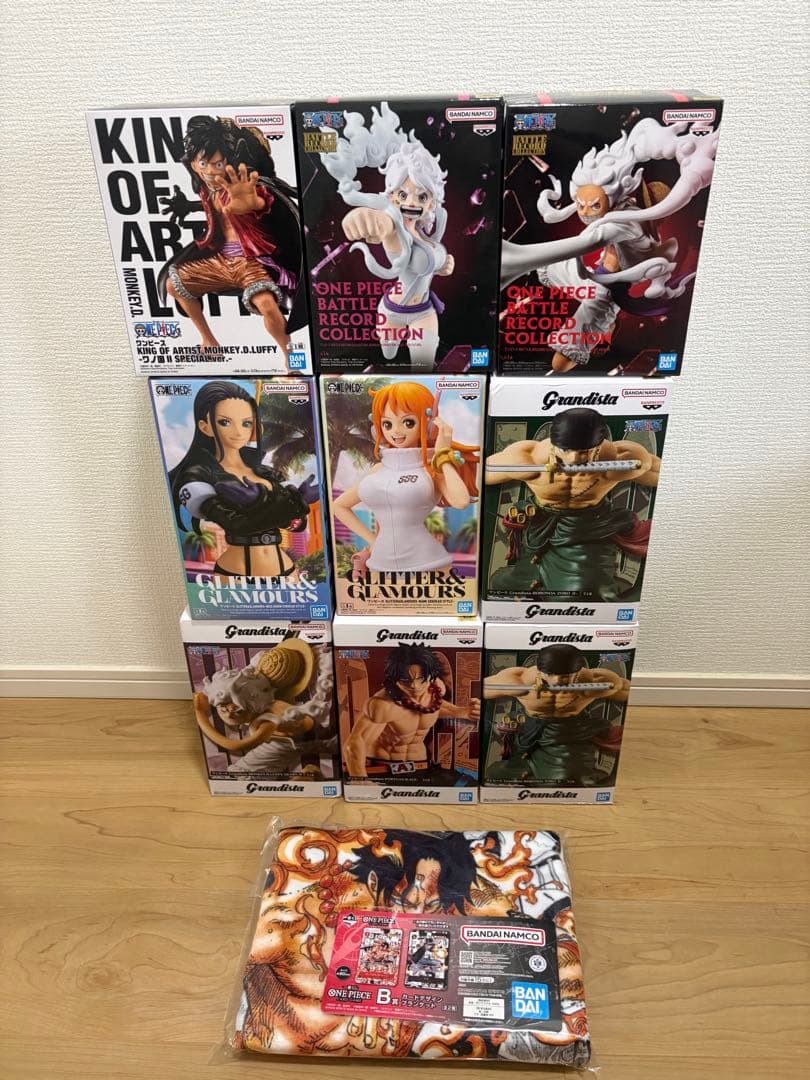 最新人気☆プライズフィギュア9体まとめ売り☆ワンピース☆一番くじB賞