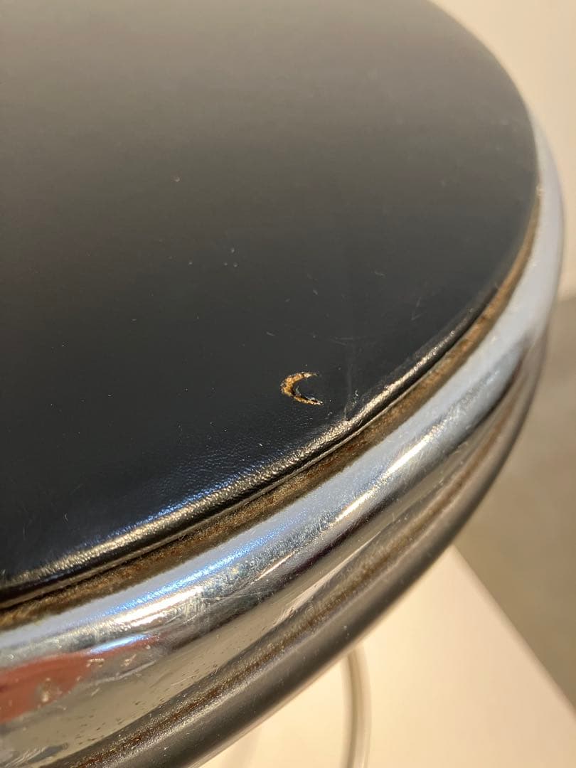 インダストリアル、ヴィンテージ・スチールスツール、オールド、レトロ、椅子、多目的