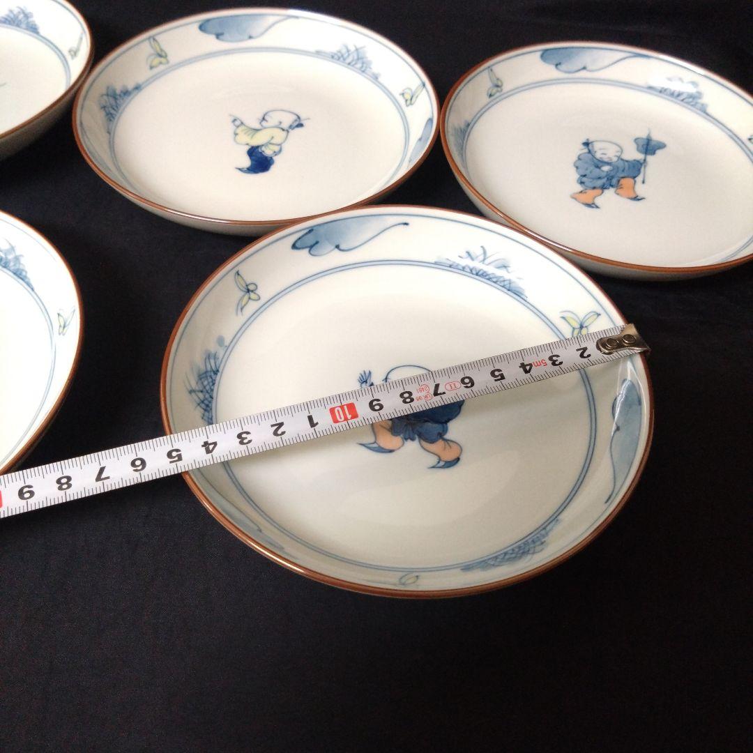 未使用 有田焼 幸祥窯 唐子 銘々皿5枚 縁起物 お祝い - メルカリ