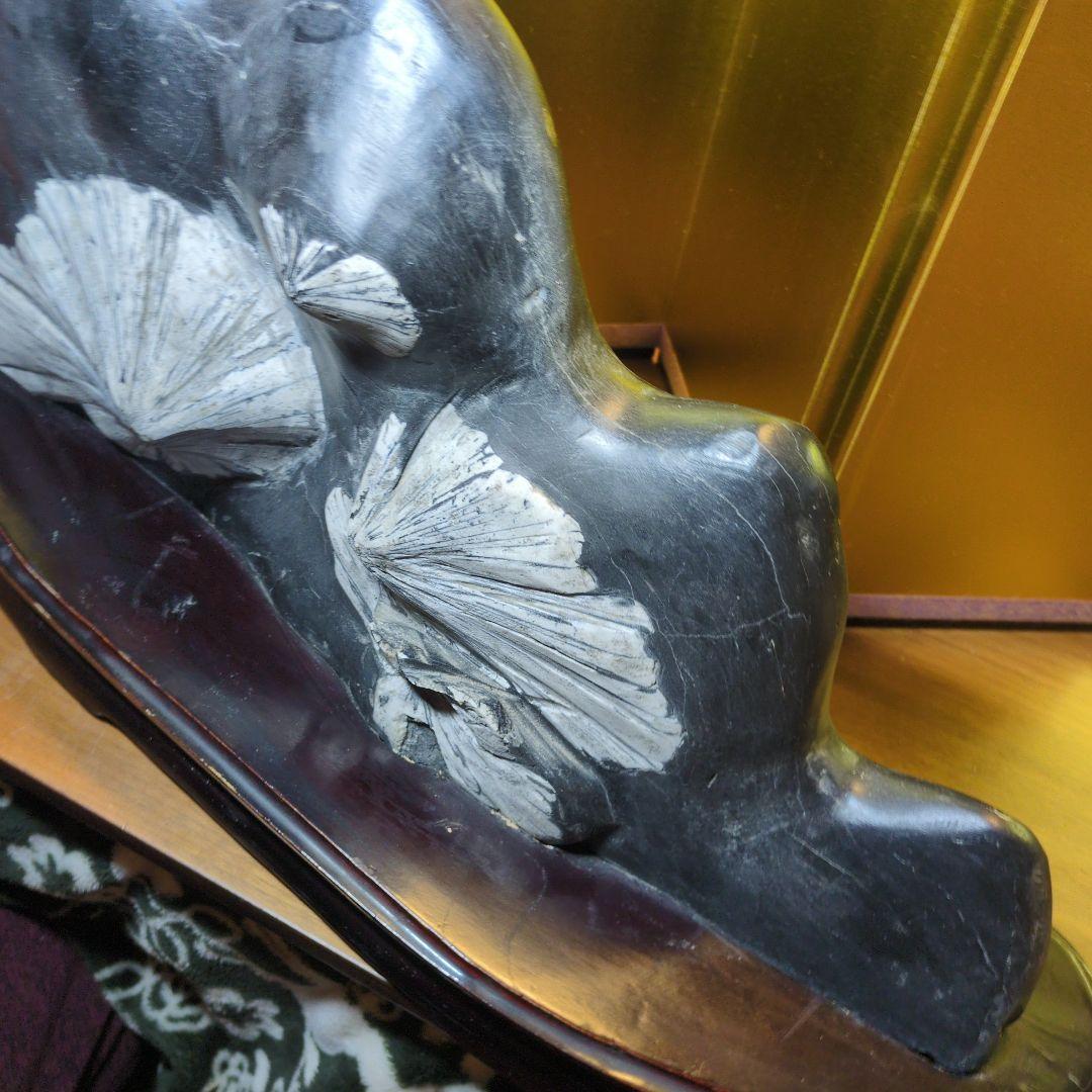 菊花石 16.4kg 根尾谷産 最高級位 自然石 専用台座付き 希少 レア