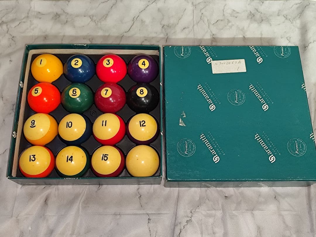 シ*ー様 aramith アラミス ビリヤード ボール セット 2-1/4インチ