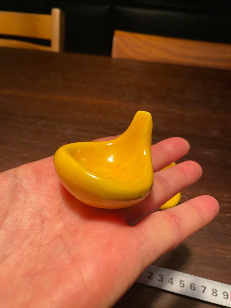 珍味入れ京焼　ちぎり餅緑交趾　黄交趾　オレンジ交趾3色　2セット 6個