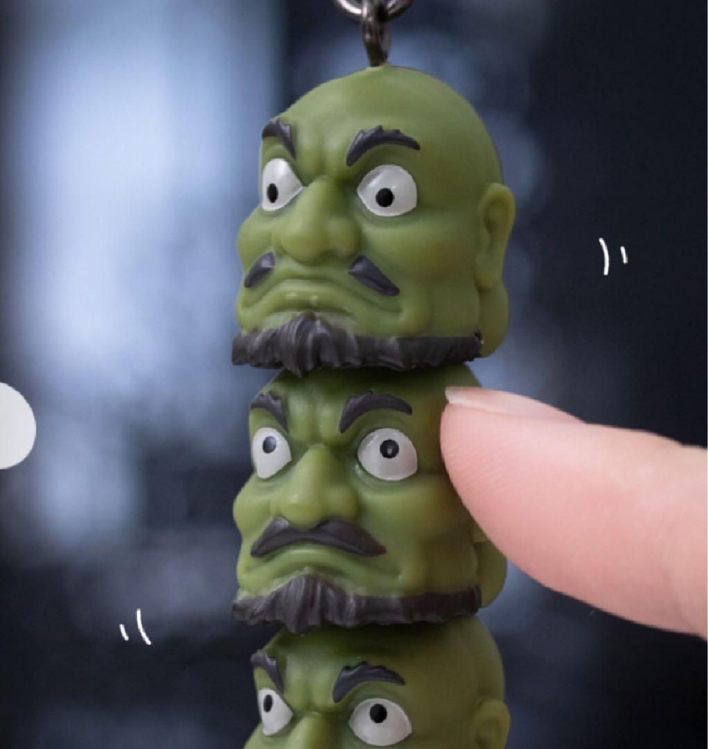 千と千尋の神隠し かさなりカシラ キーホルダー どんぐり共和国限定 新