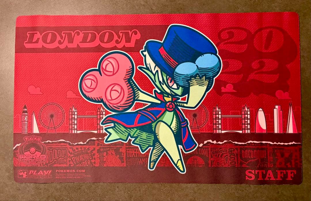 最安値】ポケモンカード WCS 2022 ロンドン スタッフ プレイマット