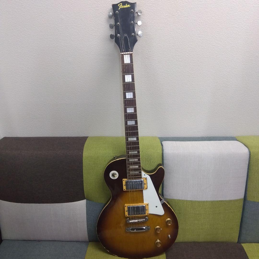 現品限り Fresher レスポールタイプ エレキギター サンバースト - メルカリ