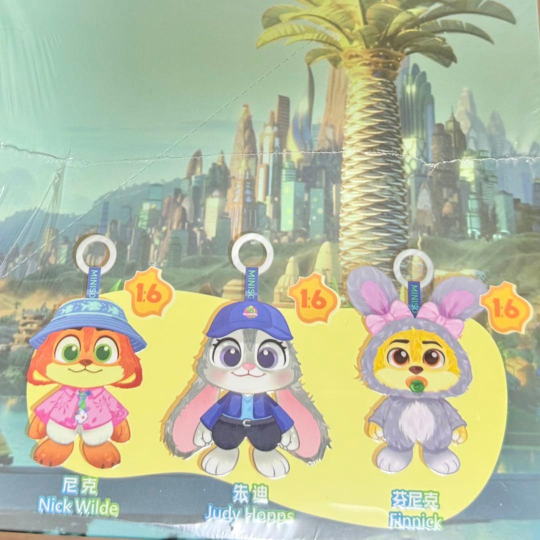 正規品 ズートピア2 miniso ぬいぐるみ アソートbox 未開封