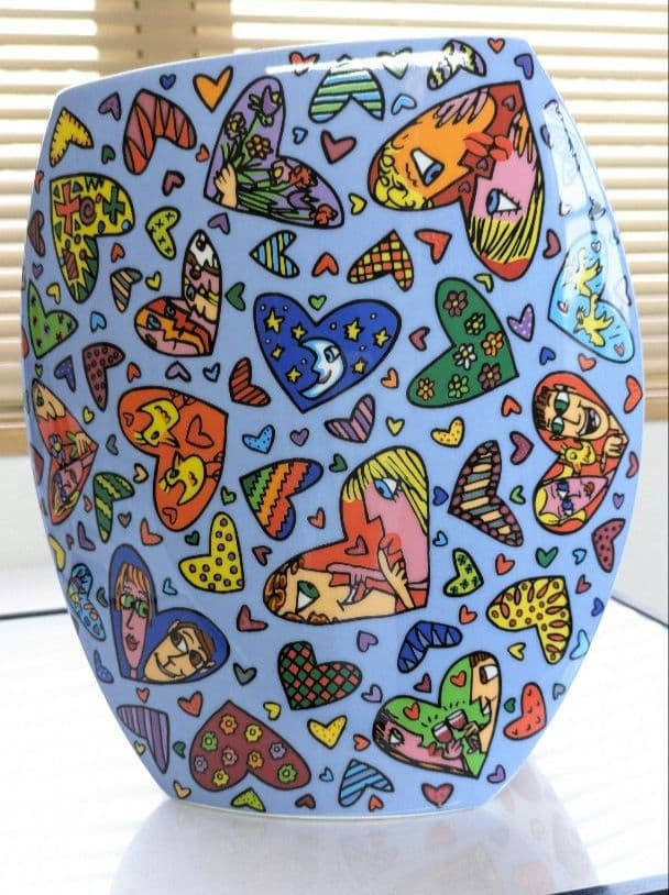 て*く様 ジェ―ムスリジィ 花瓶 オブジェ 陶器≫ Love Kids≪ 88/