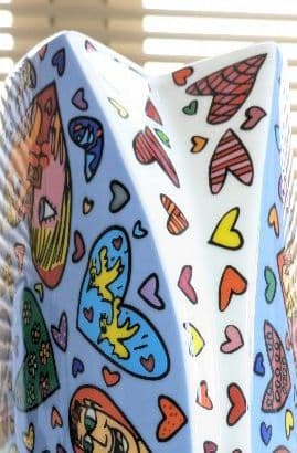 て*く様 ジェ―ムスリジィ 花瓶 オブジェ 陶器≫ Love Kids≪ 88/