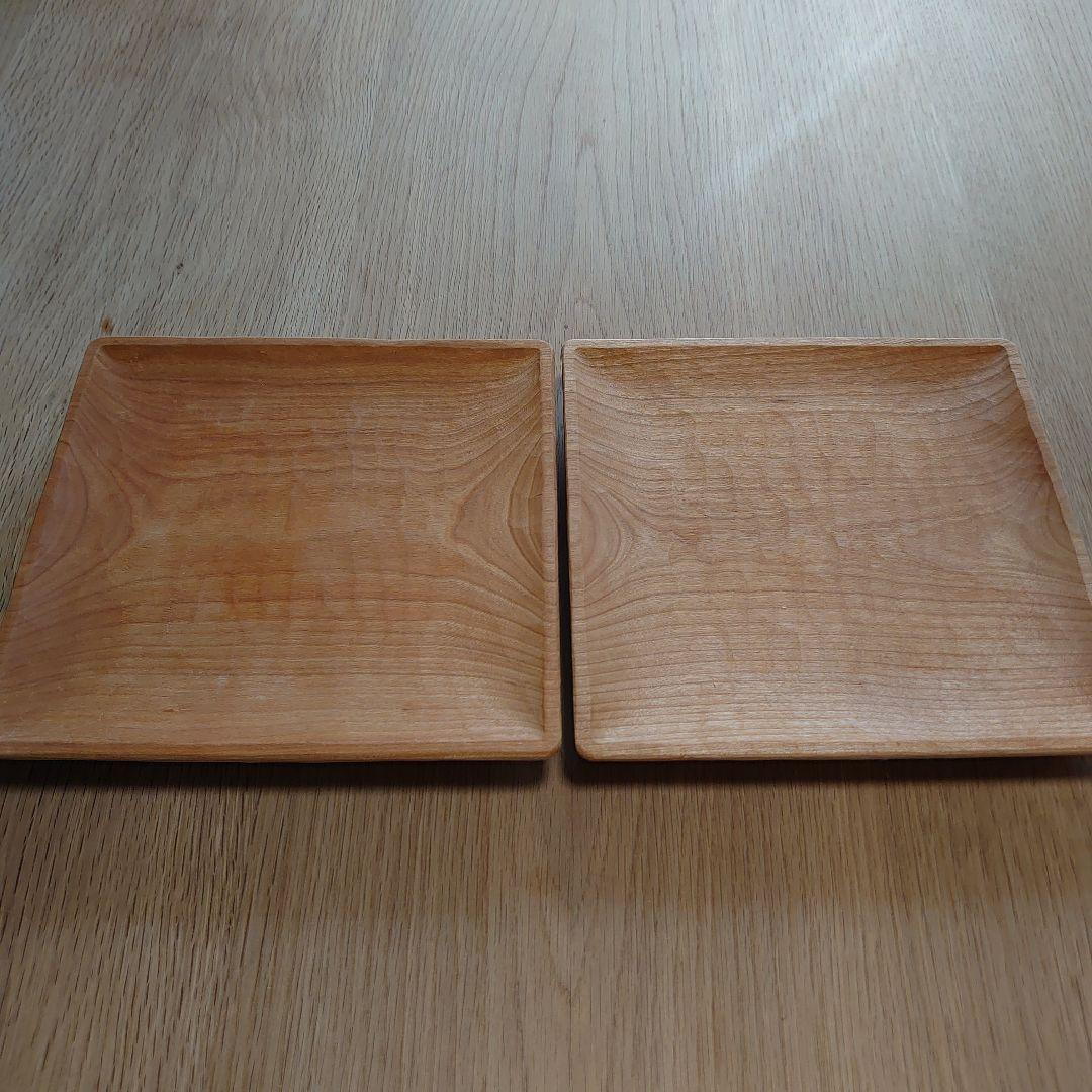 三谷龍二さん　四方皿　２枚セット