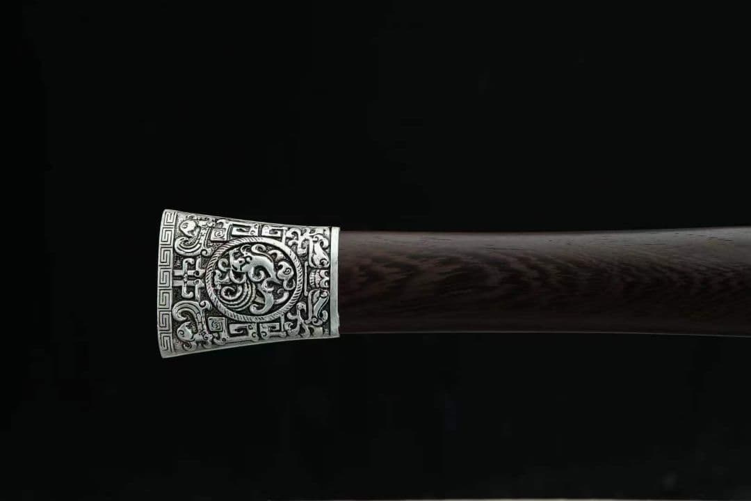 28寸合金擬古銀装玄武漢剣 古兵器 武具 刀装具 日本刀