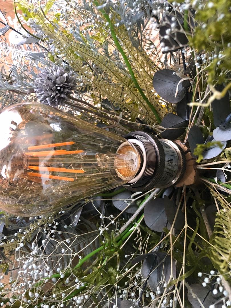 ドライフラワーライトドライフラワー照明スワッグライトペンダントライト