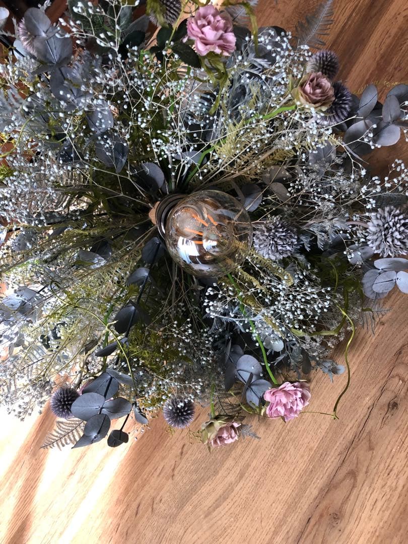 ドライフラワーライトドライフラワー照明スワッグライトペンダントライト