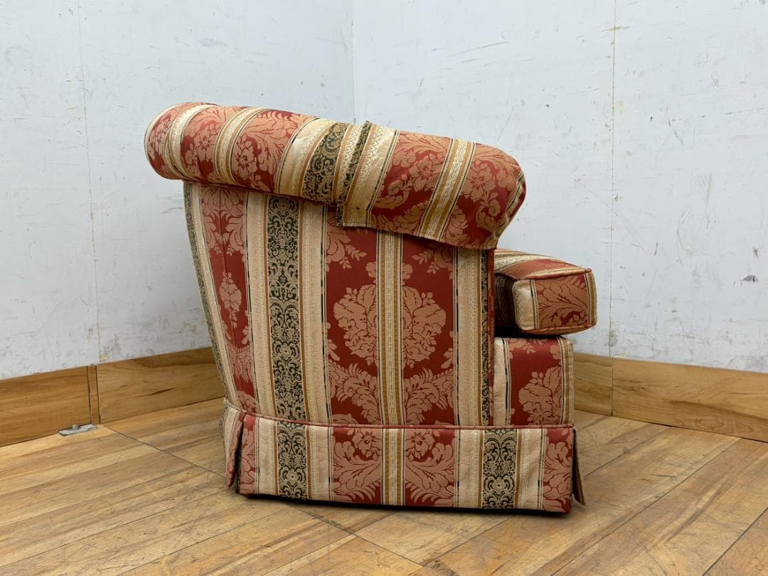 T7899☆美品☆ドレクセルヘリテイジ☆UPHOLSTEY☆1人掛けソファ