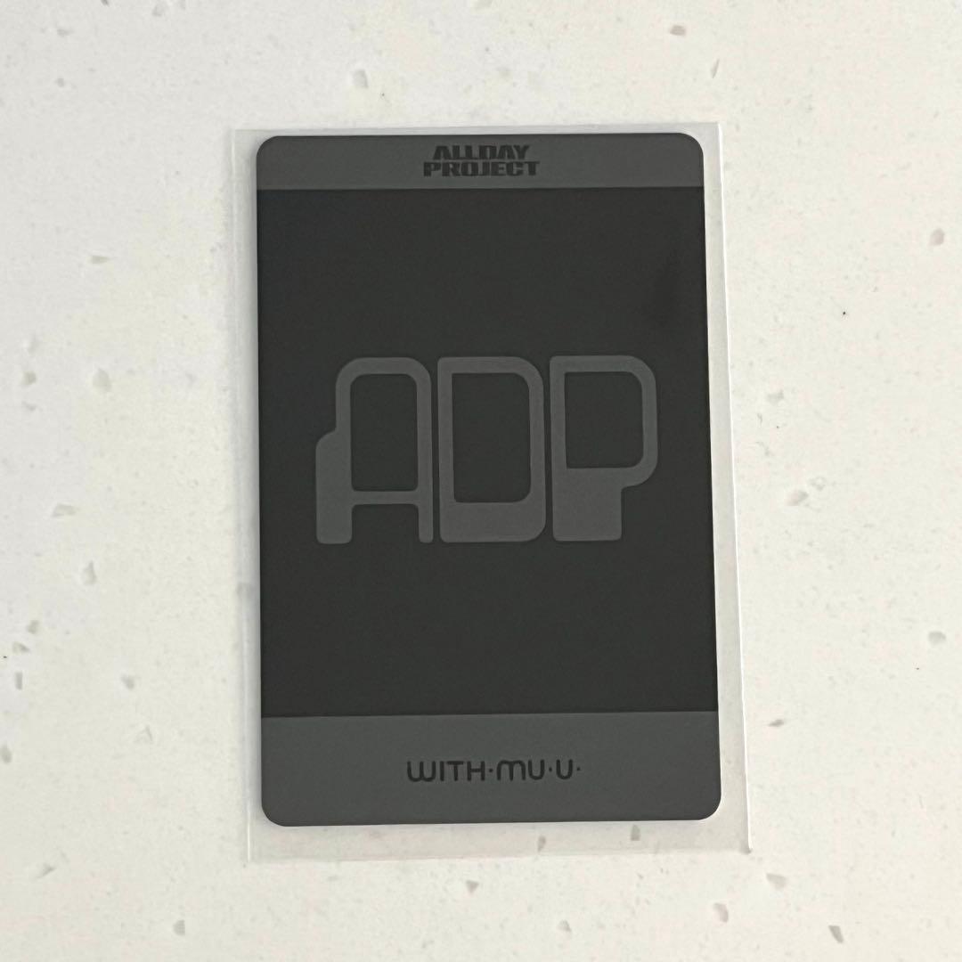 ALLDAY PROJECT withmuu トレカ ADP オルデプ ウチャン - メルカリ