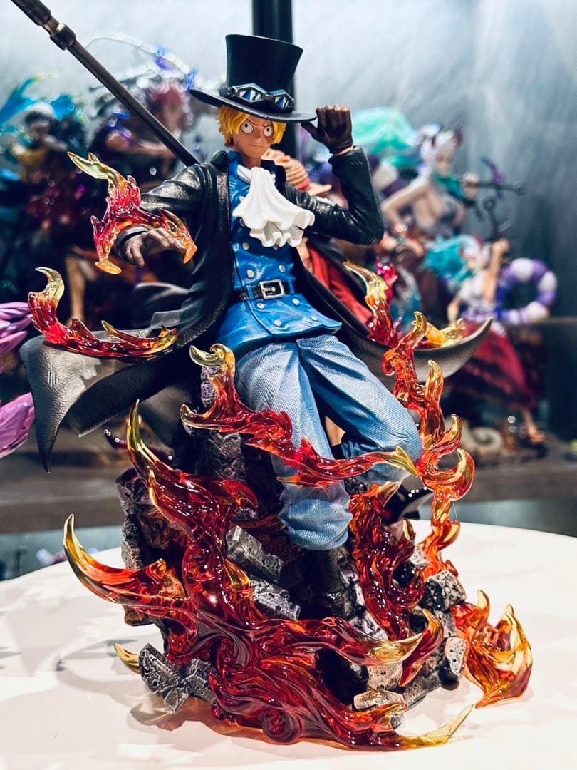 ONE PIECE ワンピース 革命軍 サボ ガレージキット フィギュア塗装済み