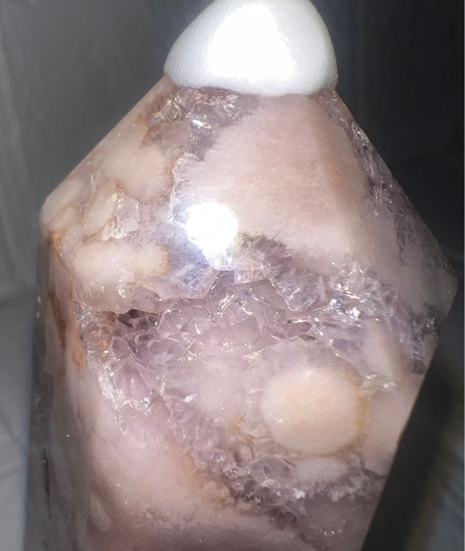 ⑥ピンクアメジスト♥️フラワーアゲート♥️タワー♥️チェリーブロッサム♥️桜瑪瑙♥️花瑪瑙