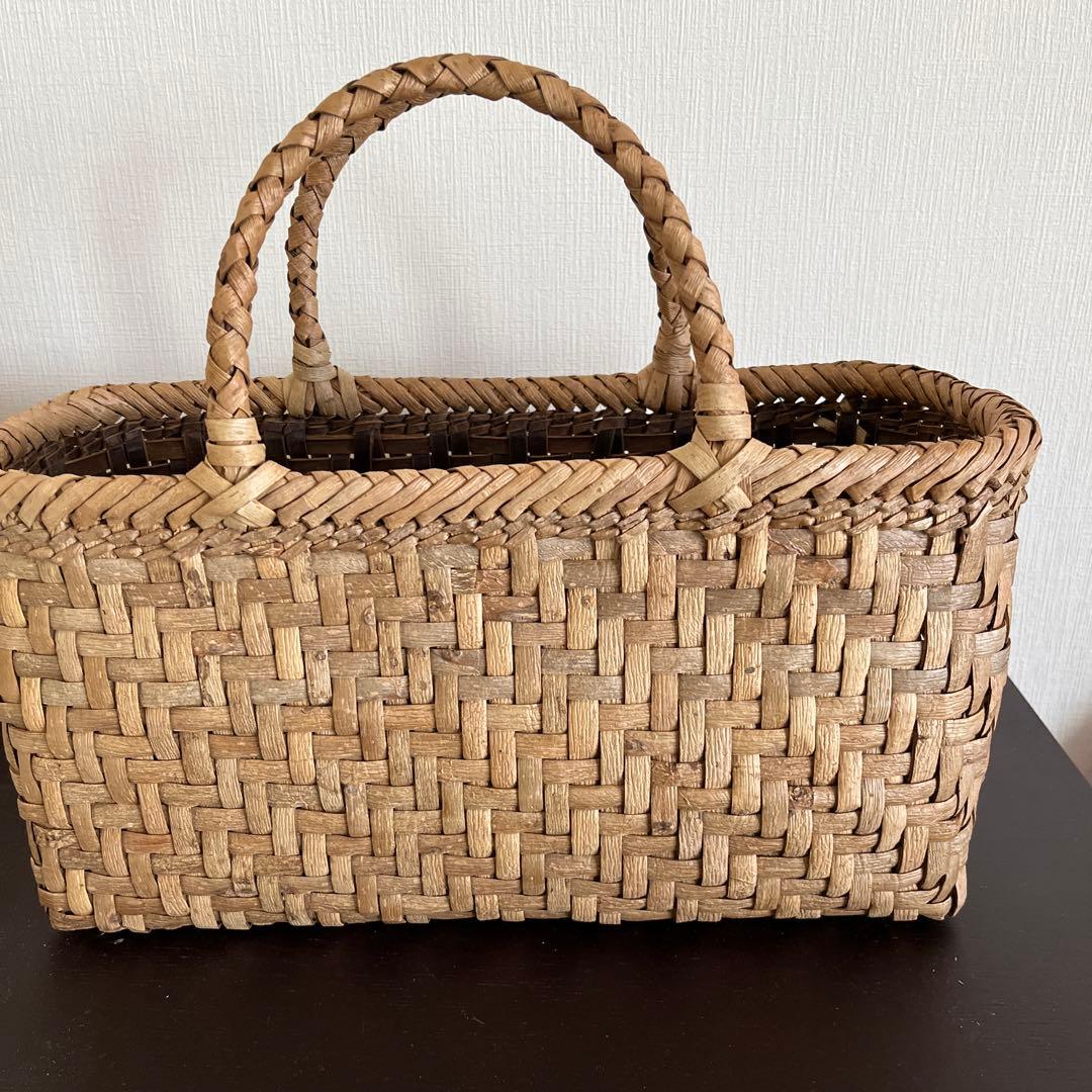 胡桃かごバック　国産