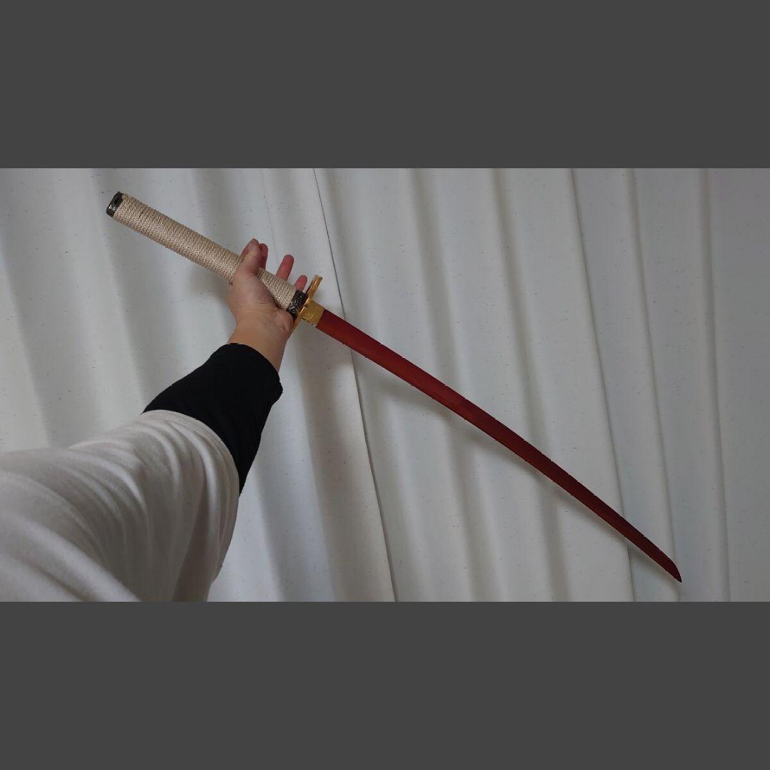 煉獄 日輪刀風 模造刀 亜鉛合金製 (1kg) - メルカリ