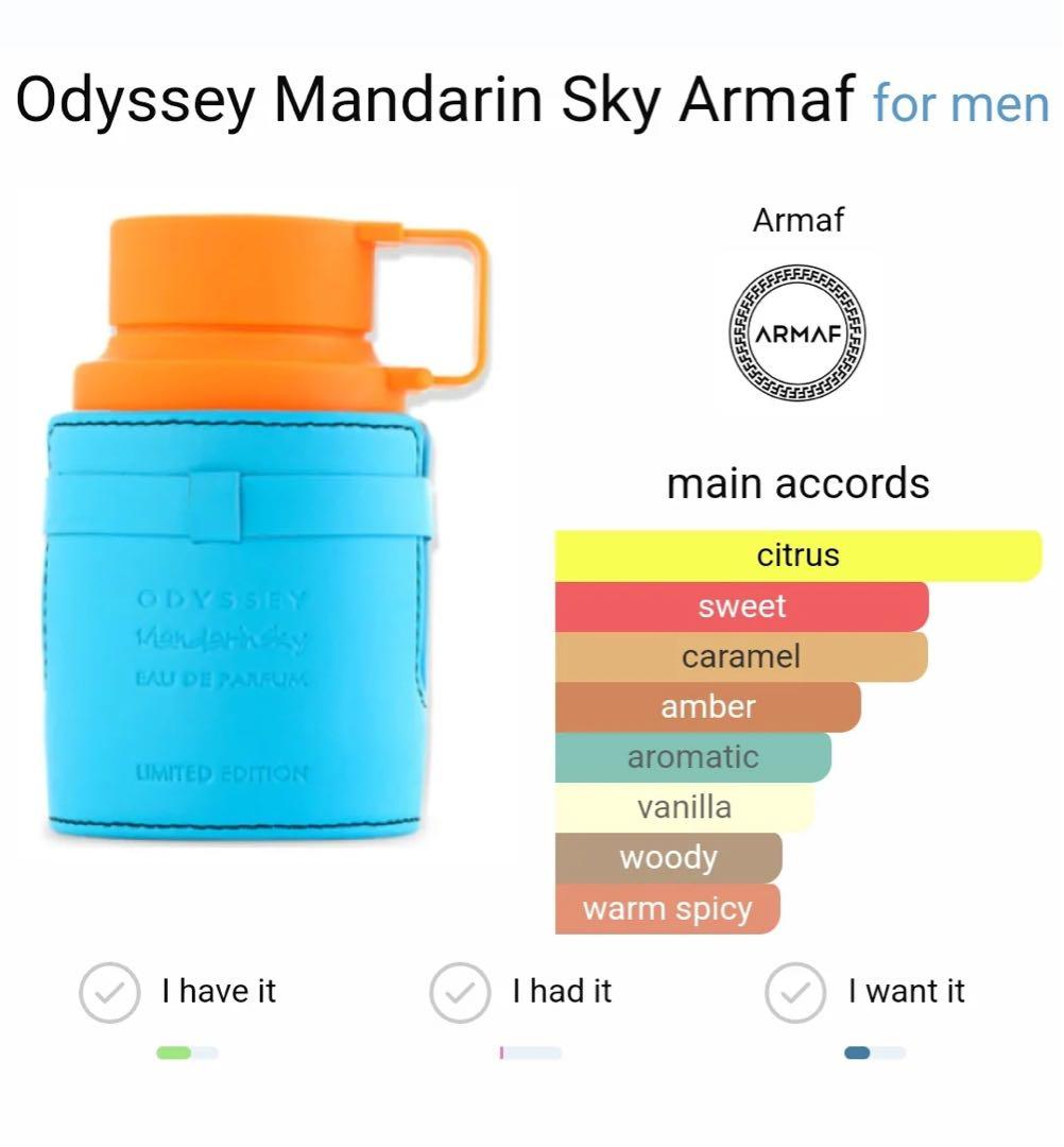 香水(男性用) Armaf Mandarin Sky 100ml