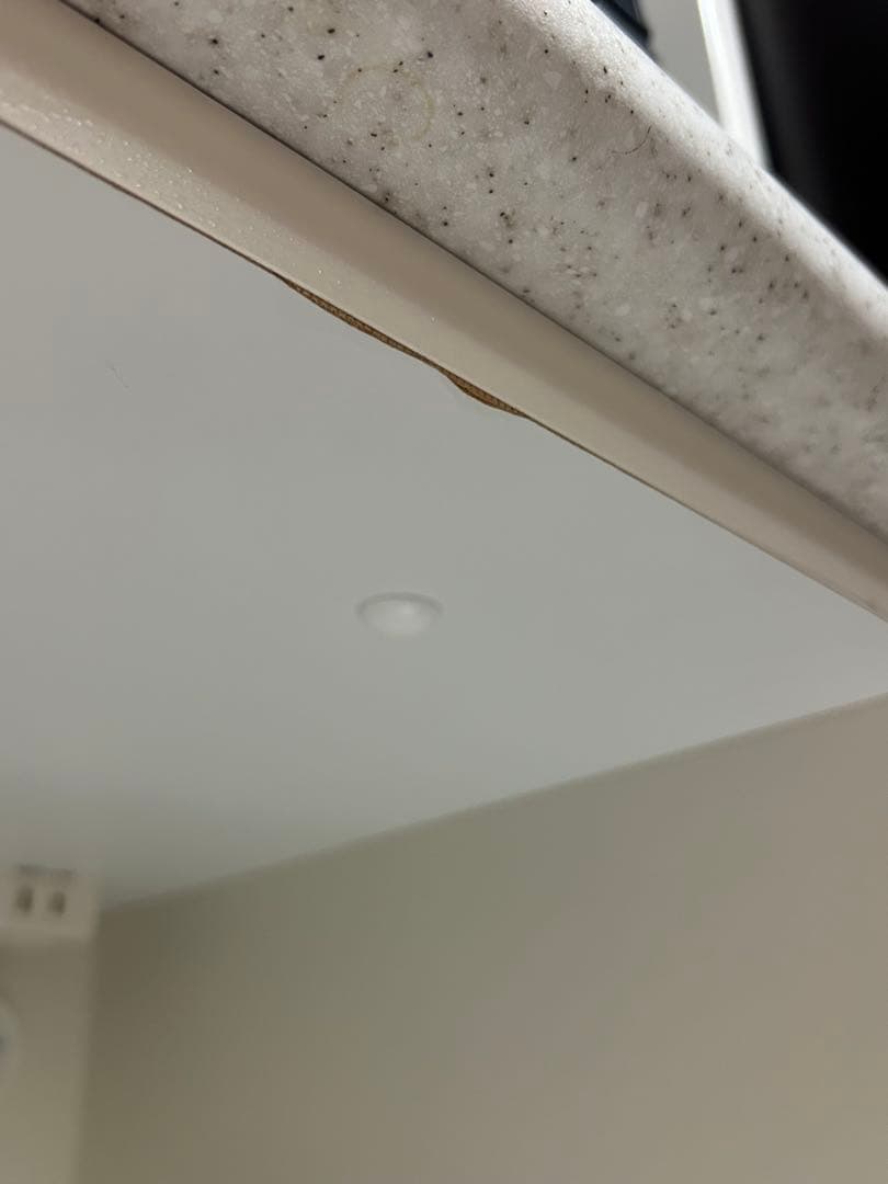 gp　ホワイトxグレージュ食器棚 収納　ニトリ　アルミナ